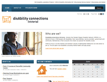 Tablet Screenshot of disabilityconnections.org.au